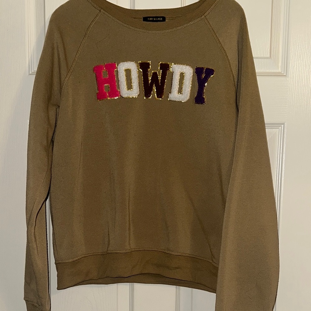 Women's HOWDY Sweater - Brown